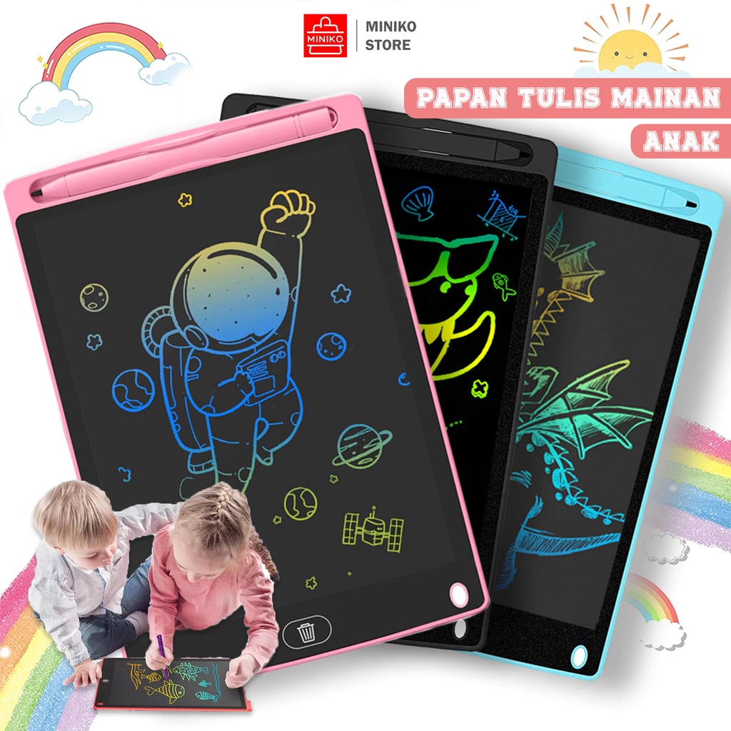 LCD Drawing - Papan Tulis Gambar Mainan Edukasi / LED Writing Tablet / Drawing Pad