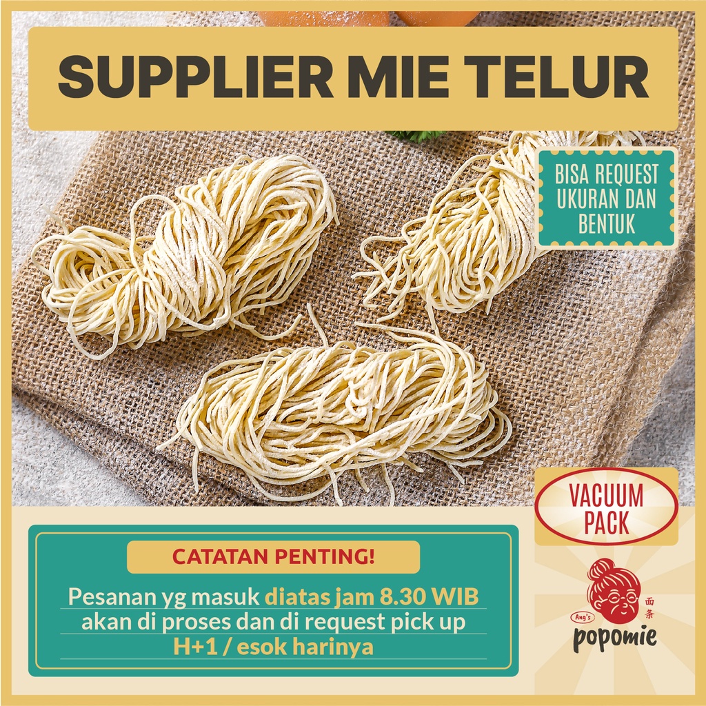 

VACUUM PACK Mie Telur Mie Telor Mie Ayam Bakmi