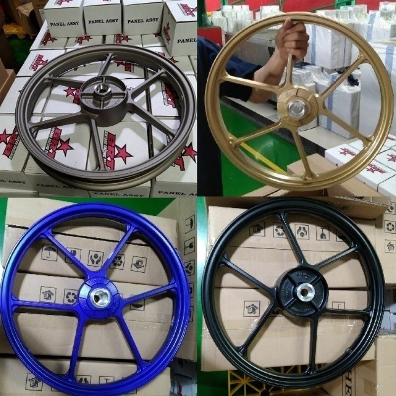 VELG RACING CHEMCO BRT 160 160 RING 17 MX KING SONIC SUPRA GTR SATRIA FU GSX CUSTOM 150 PALANG 6 PEL