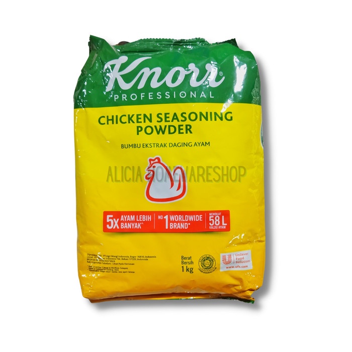 

Knor Chicken Seasoning Powder (kaldu ayam) 1kg/pack