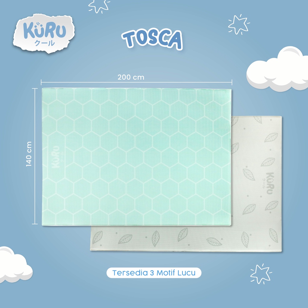 KURU Baby TPU Playmat | Karpet Bermain Anak Large 140x200 Play Mat MBS