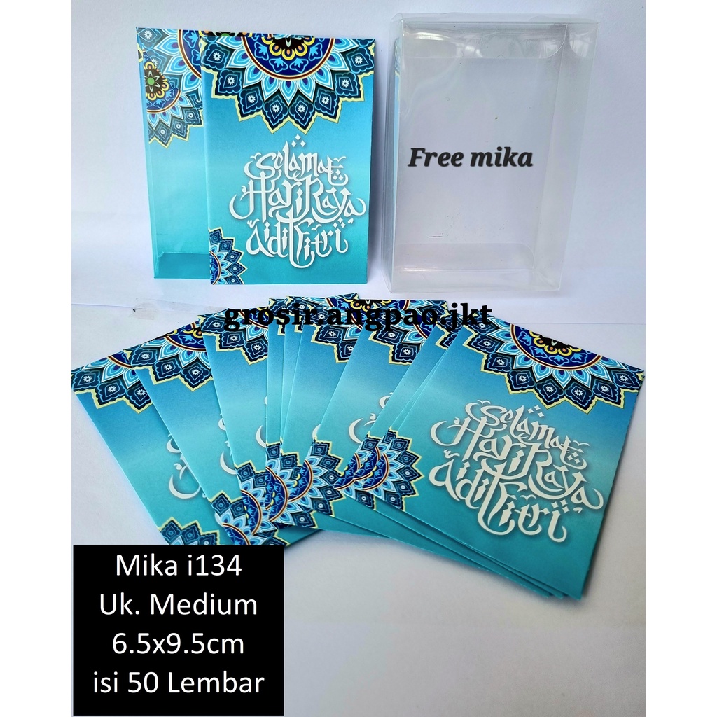 

AMPLOP / ANGPAO LEBARAN HARI RAYA IDUL FITRI MIKA ISI 50 LEMBAR MURAH MERIAH READY