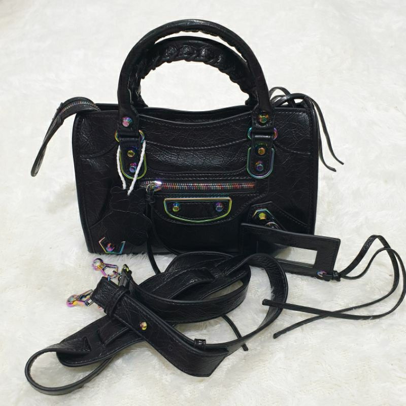 Tas Balenciaga rainbow premium