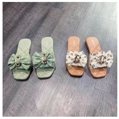 S1030 Sandal Wanita Motif Pita / Sandal Fashion Import / Sandal Model Pita / Sandal Cewek Murah