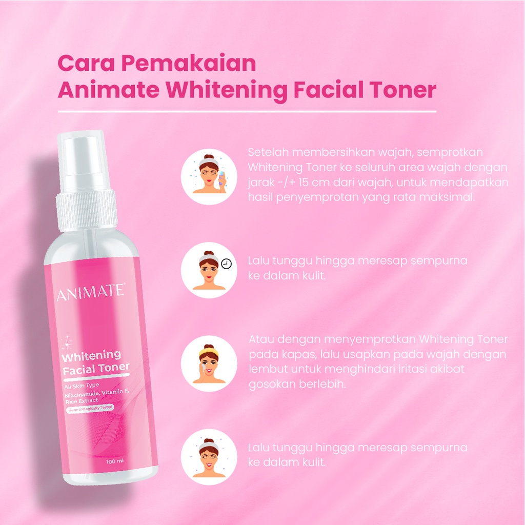 Animate paket Bruntusan{Whitening Instant Series 5in1 Dan Serum Acne}