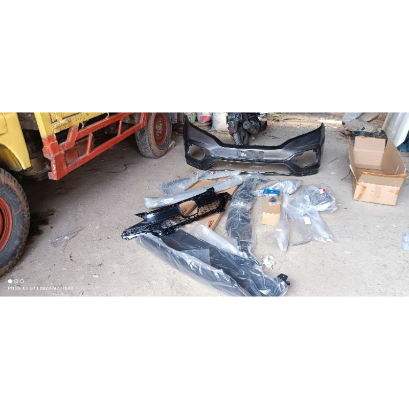 bemper bumper jazz gk5 depan facelift paket upgrade