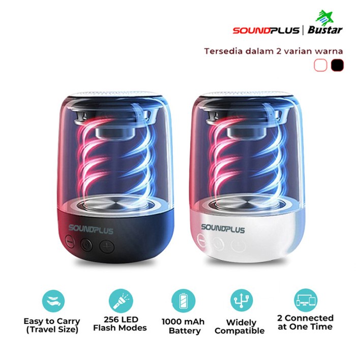 Speaker Soundplus 9Soul - Speaker Bluetooth Led 5W / Portable Speaker