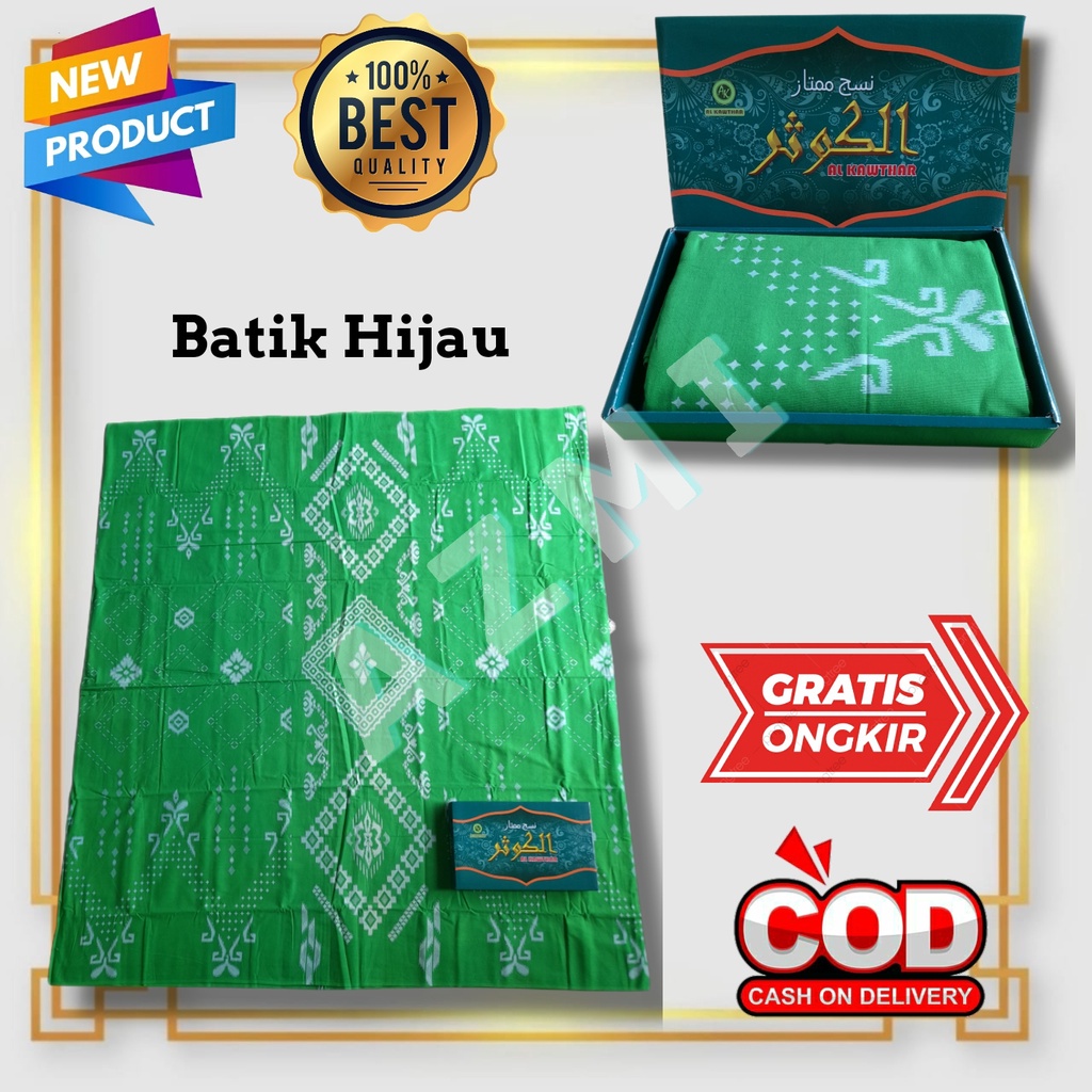 Sarung Batik Al Kawthar / New Sarung Printing / Sarung Al Kawthar Motif Batik