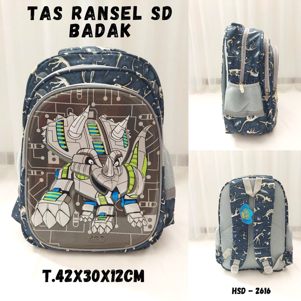 Tas Ransel Anak Laki-laki TK &amp; SD Timbul Kualitas Premium