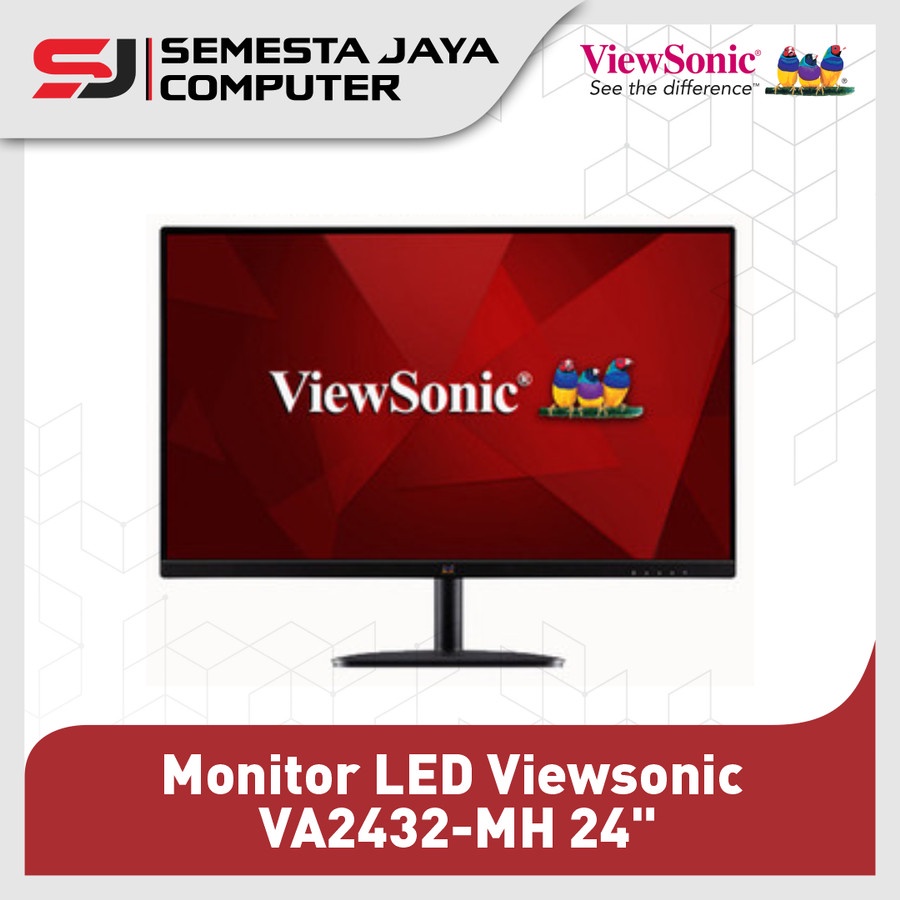 Monitor LED Viewsonic VA2432-MH 24&quot; IPS FHD HDMI VGA Speaker