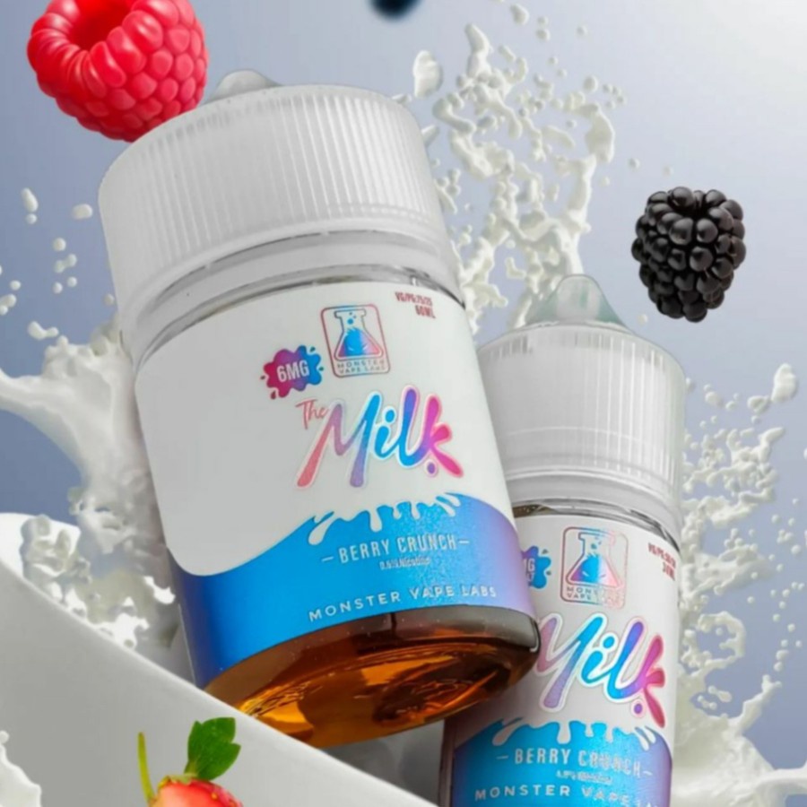 LIQUID THE MILK BERRY CRUNCH - LIQUID MONSTER VAPE LABS USA - 60ML