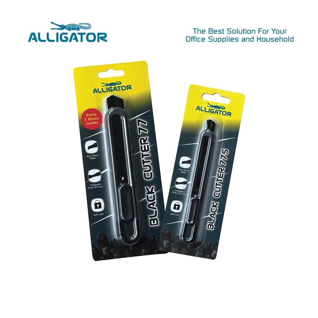 

Pisau Cutter Alligator Black Cutter 77