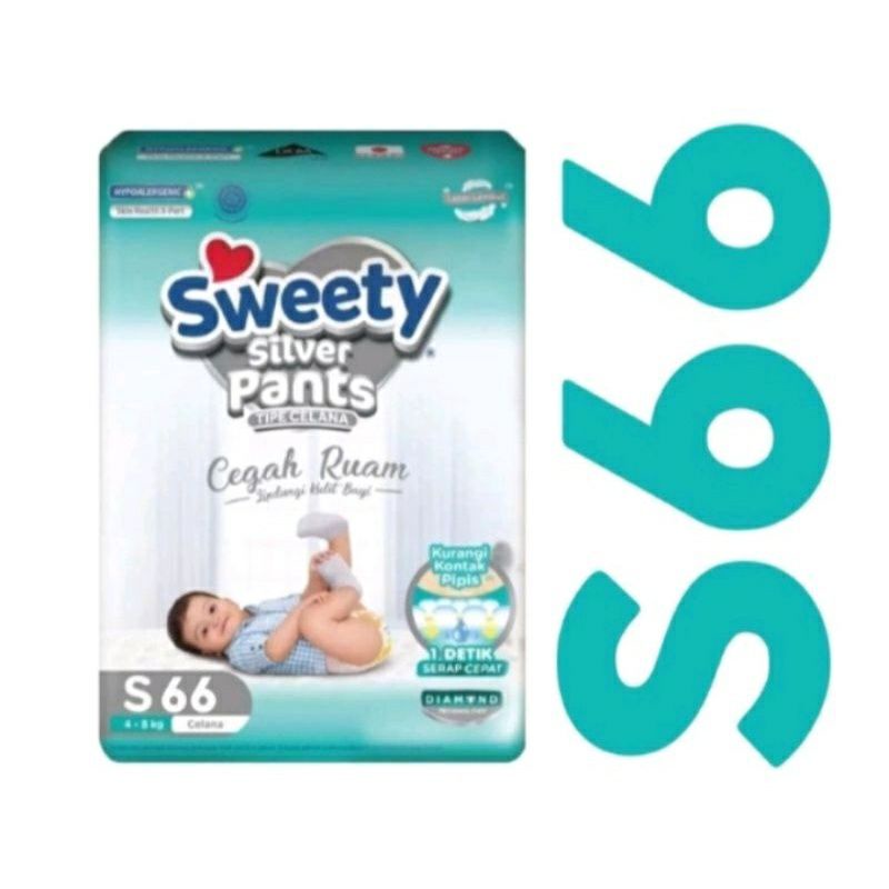 Pampers Sweety Silver S66/M60/L54
