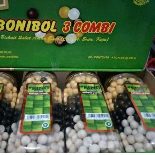 

☻ Bonibol coklat susu keju/bonibol combi per dus isi 4 toples ➻