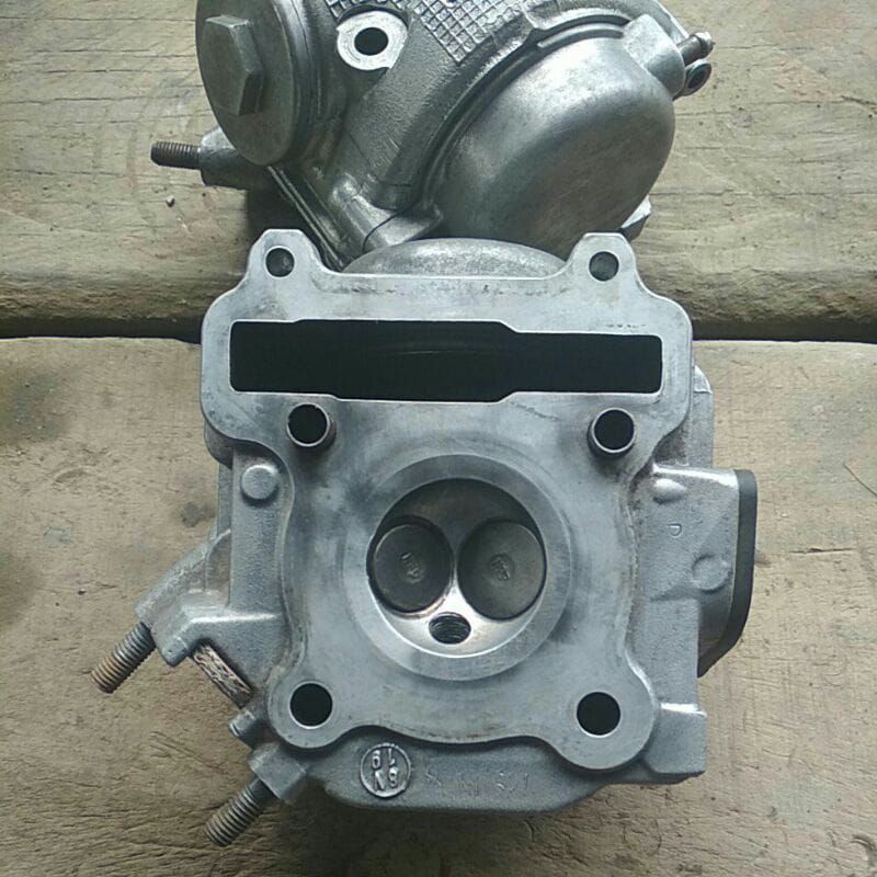 BLOK HEAD BLOK KLEP MIO SPORTY FULL ISI/MIO SOUL KARBU/FINO KARBU  ORIGINAL COPOTAN