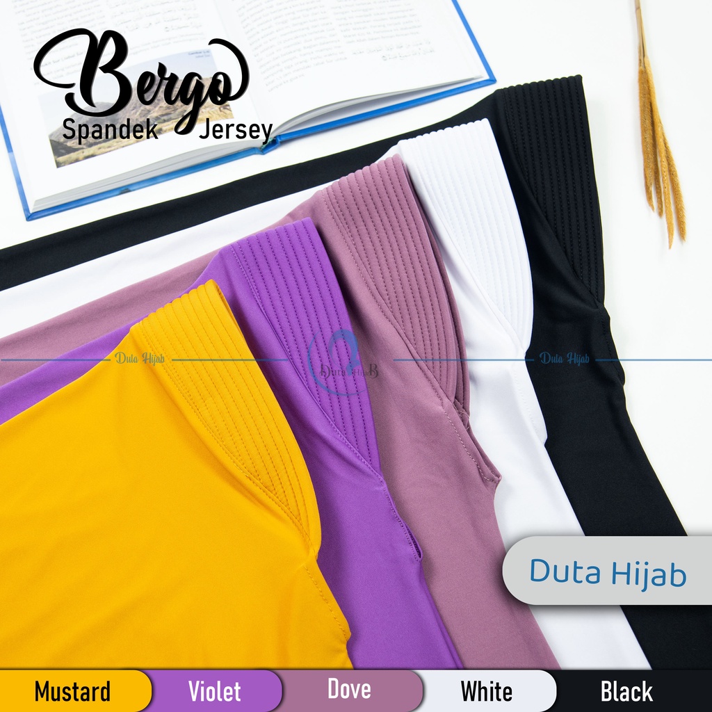 Jilbab Instan anak Jersey Umur 5 - 10 tahun | Bergo Hamidah Anak Jersey