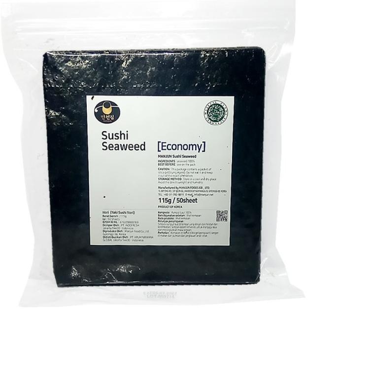 

➥ Manjun Yaki Sushi Nori Ekonomi 115gr 50 Lembar ☞