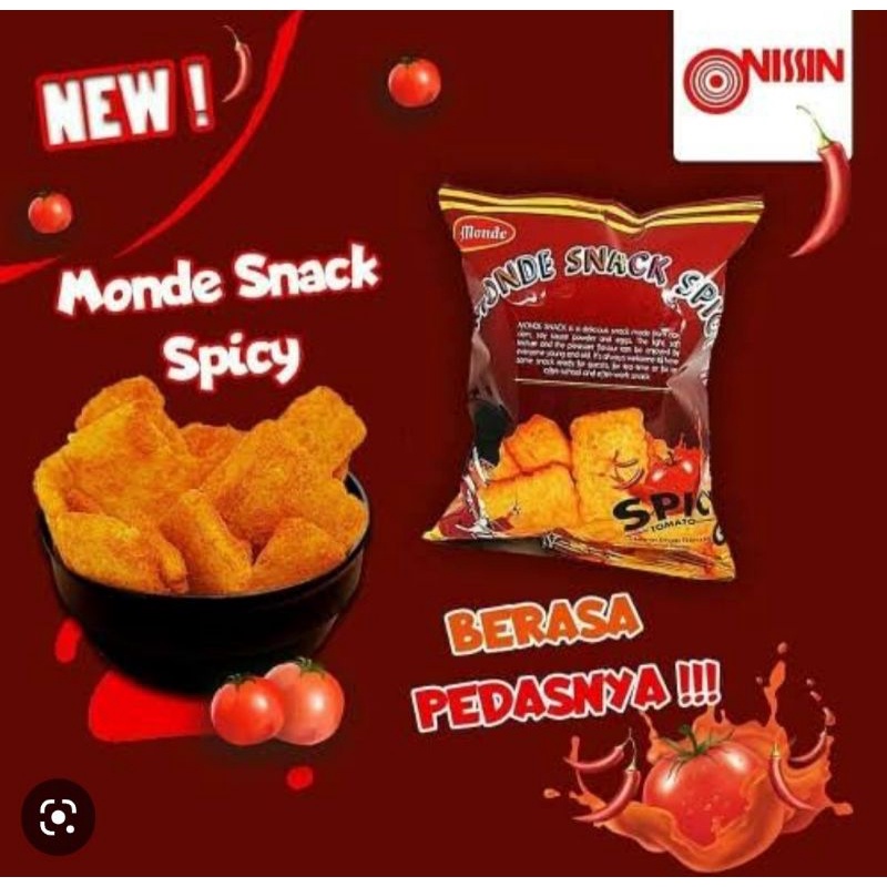 

MONDE SNACK GOLD SPICY 60 GR