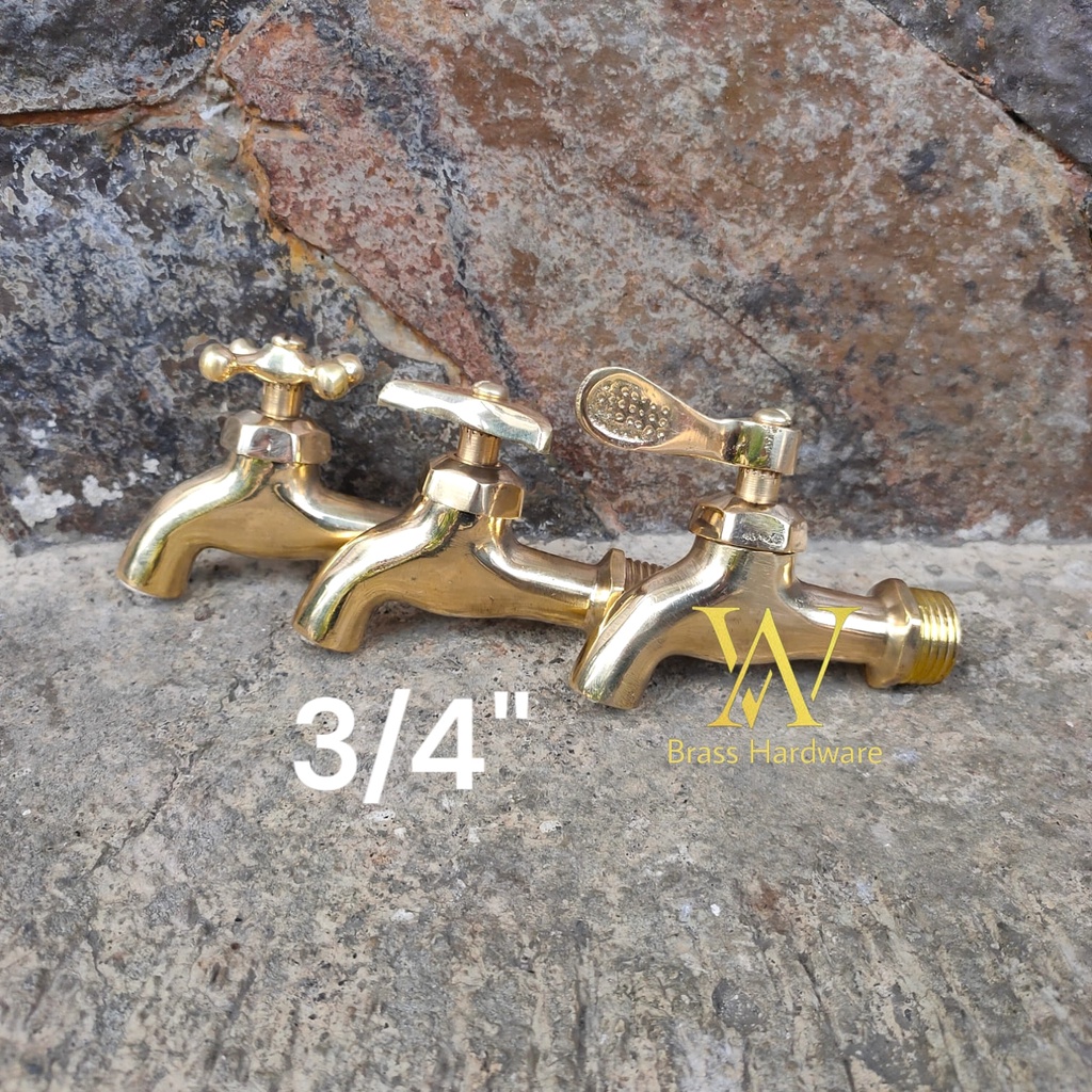 Kran Air Kuningan 3/4 inch Model Klasik 1 pcs