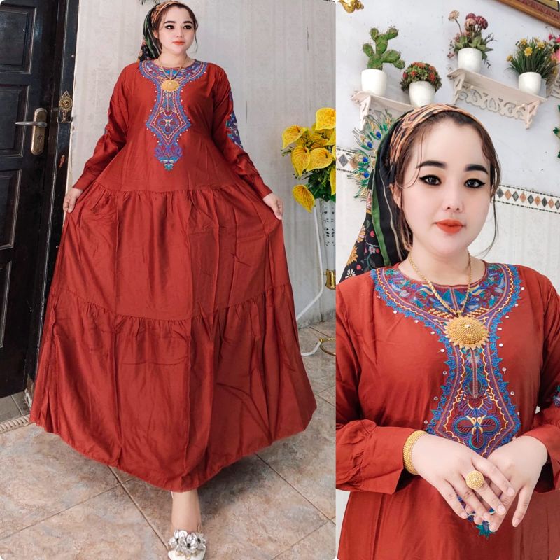 Gamis Bordir Hikmat Sultan