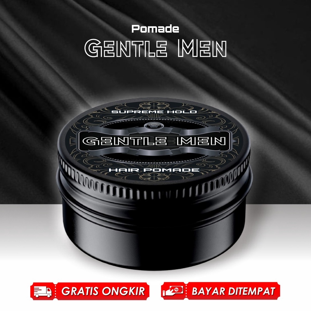 Pomade rambut pria wangi Pomade GENTLEMAN pomade pria terlihat basah pomade pelurus rambut pomade wa