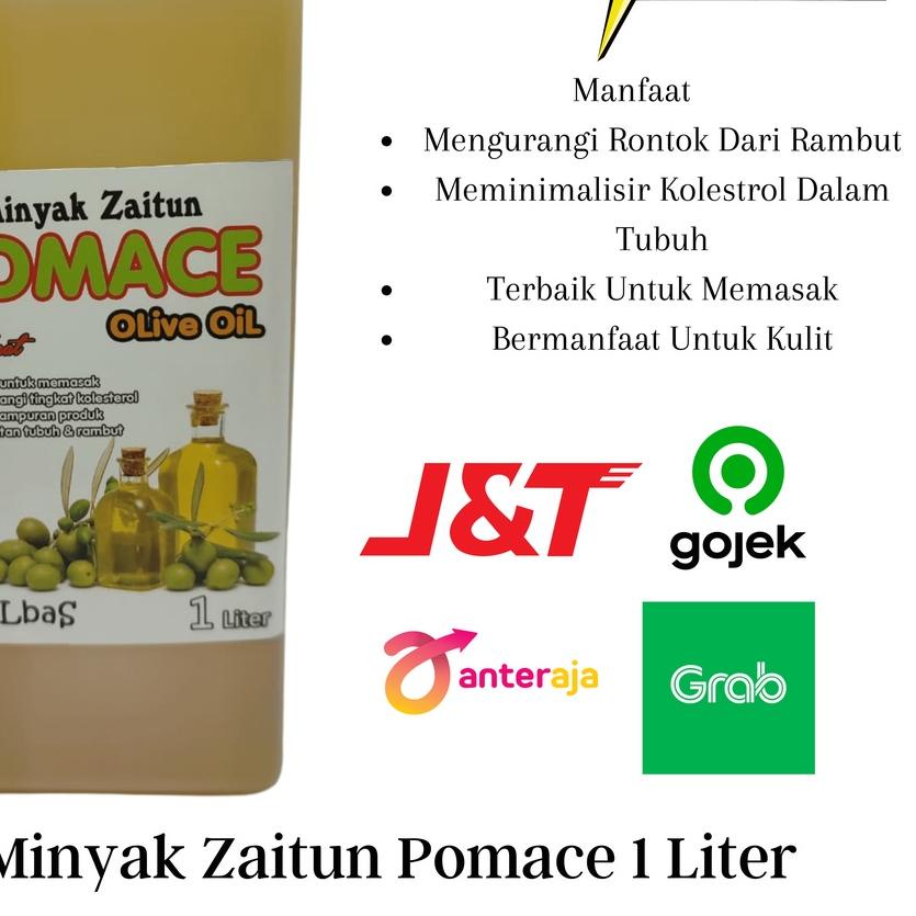 

♩ Pomace olive oil / minyak zaitun pomace 1 liter ➺