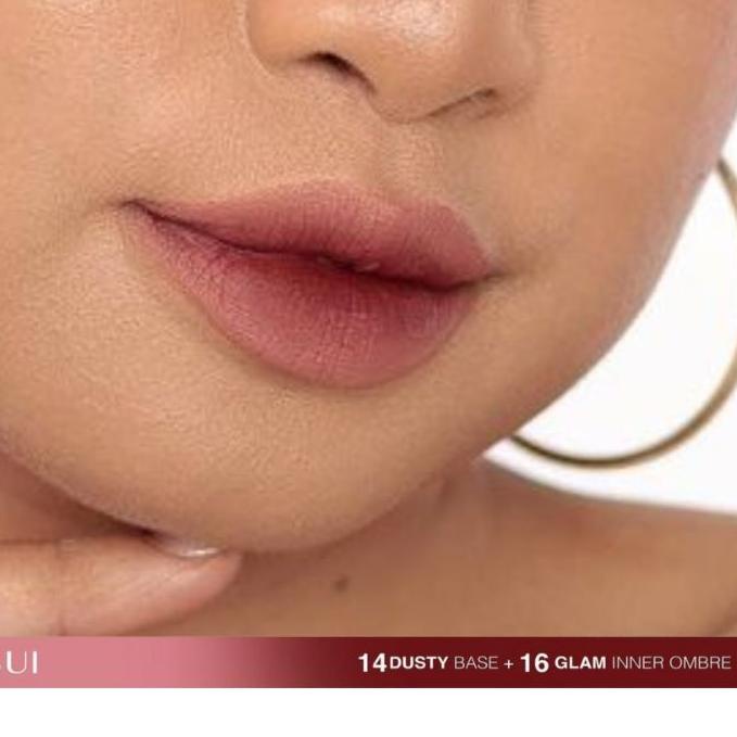 ☛ Ombre Hanasui Viral | Paket Ombre Lips Hanasui | Lipcream Boba & Mattedorable | Lipcream Ombre ۞