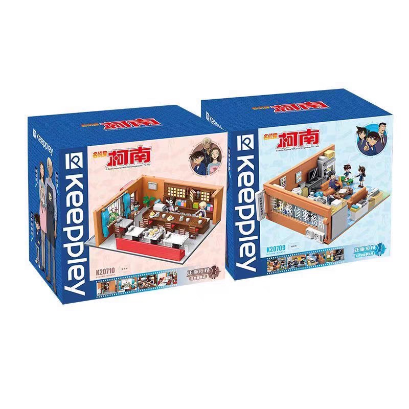 Bricks Keeppley Detective Conan Kantor Kogoro Mouri Shinichi Bricks