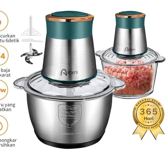 ۩ Abeni Penggiling Daging Serbaguna/Sepenuhnya otomatis Meat Grinder chopper 2L  blender Chopperdagi