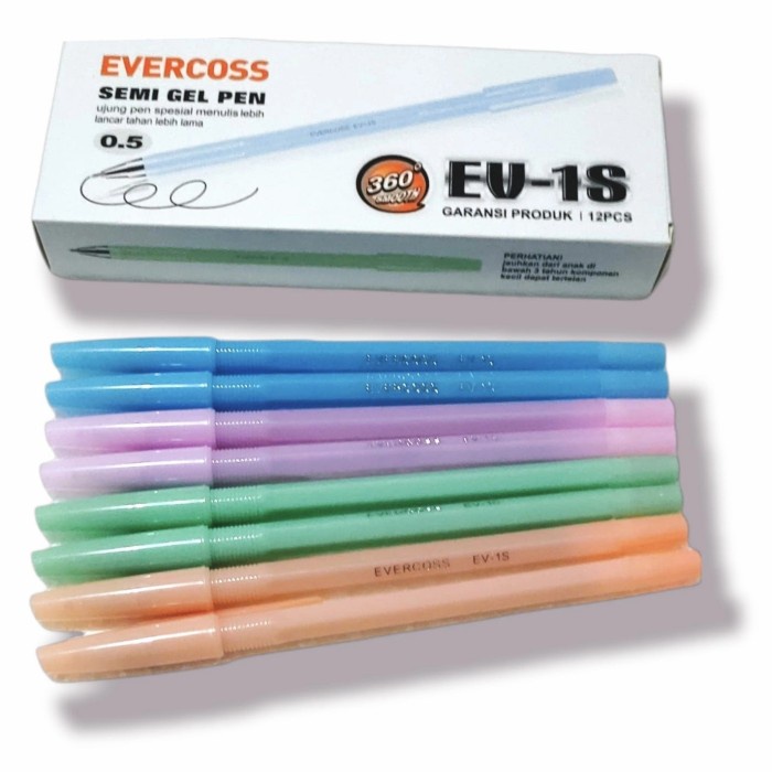 

[ PER PCS ] PULPEN PEN SEMI GEL EVERCOSS 0.5