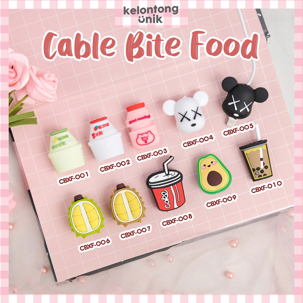 FOOD - Cable Bite/ Pelindung Ujung Kabel/ Cable Saver/ Cable Protector