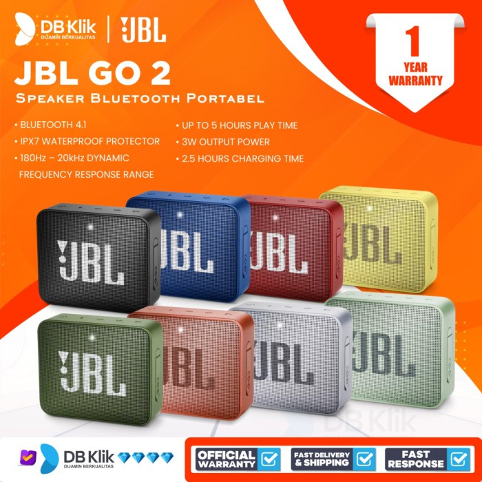 Speaker Speaker Portable Jbl Go 2 Bluetooth 4.1 - Bluetooth Speaker Jbl Go2