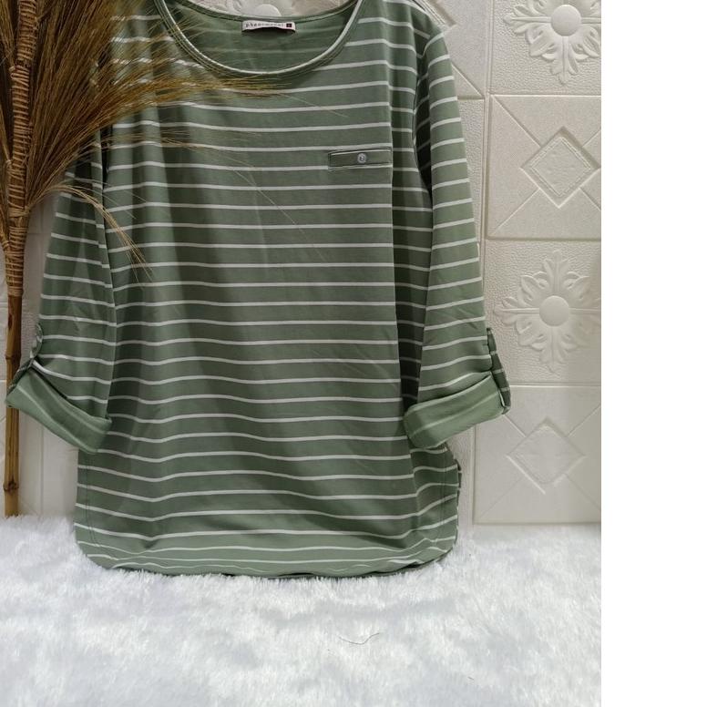 ☈ (SALUR) Kaos Salur Baby Terry / Kaos PHENOMENAL / FENOMENAL  / Kaos Lengan Panjang / Kaos Garis ☝