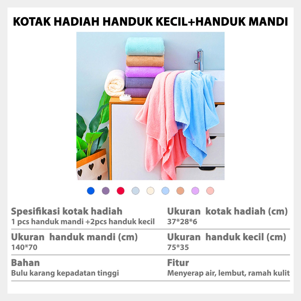 Hampers Kado Souvenir / Gift Set Box Handuk 3in1 Couple Pasangan / Hampers Wedding Pernikahan / Paket Kado Hampers / Kado Ulang Tahun Birthday / Kado Anniversary / Seserahan Hantaran Pernikahan