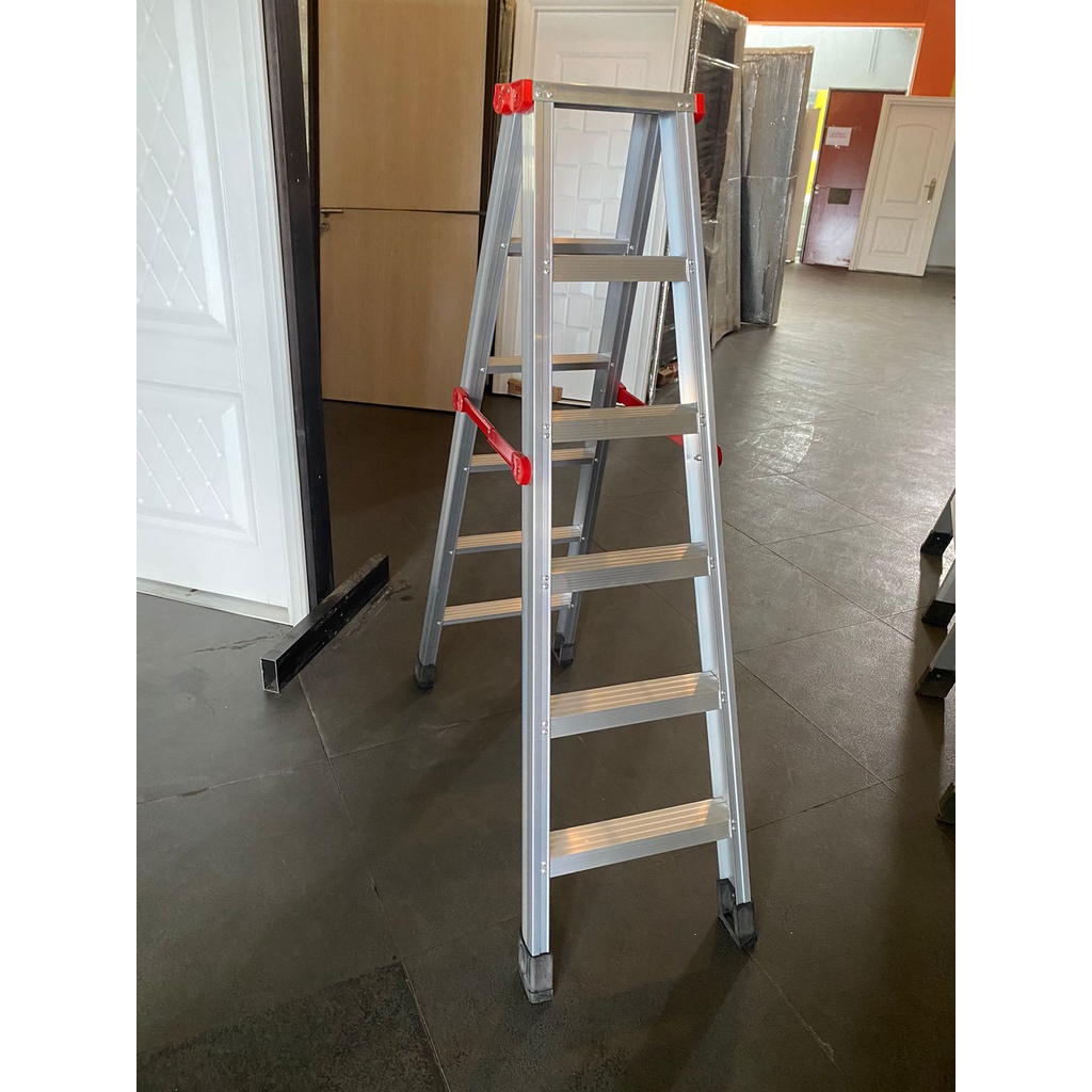 iNstansday- Tangga Lipat Aluminium/tangga Lipat 1,5meter 1.5meter 1,5 Meter 150cm Tangga Aluminium