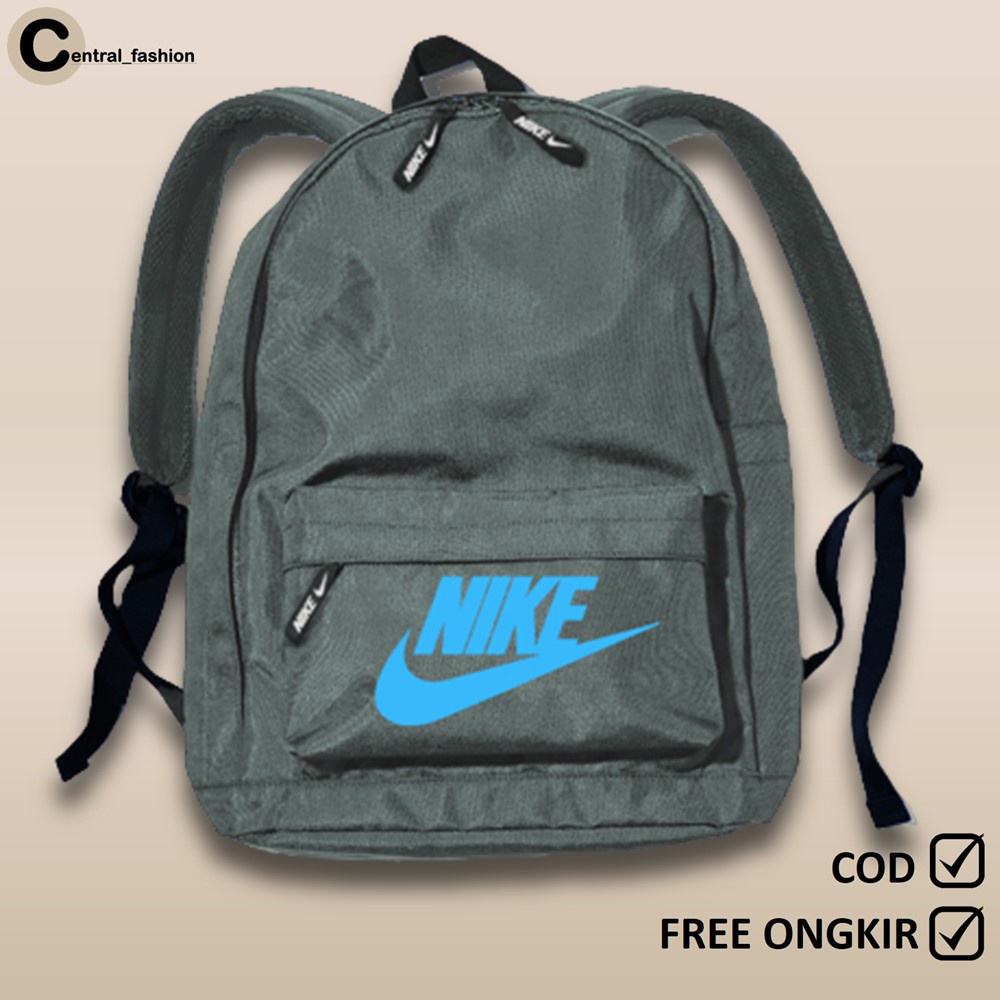 Tas Ransel Nike Classic Distro sekolah kuliah Kerja Wanita Nike Navy Hitam Abu Bag Korean Style Back