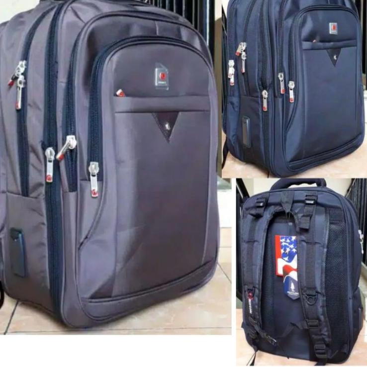 Super PromoV1h1G tas ransel laptop jumbo ukuran 20in polo classic original