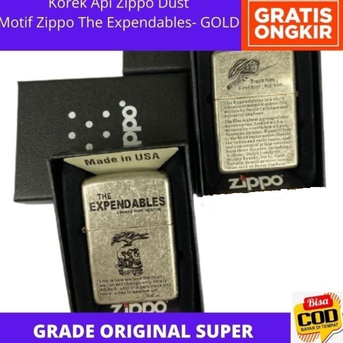 korek api dust the expendables 2 sisi Silver Plus Box