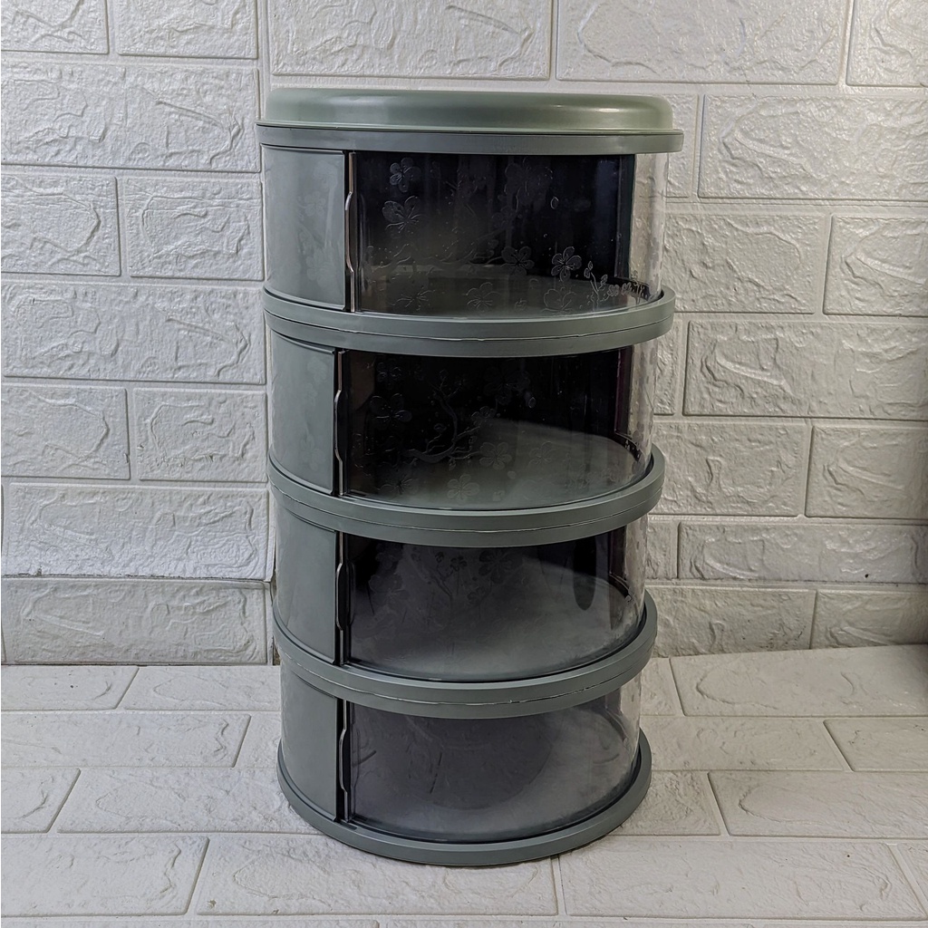 Food Storage 4 Susun Food Cover Layer Penutup Makanan Tudung Saji Susun 4 Tingkat Tri J-abuabusakura