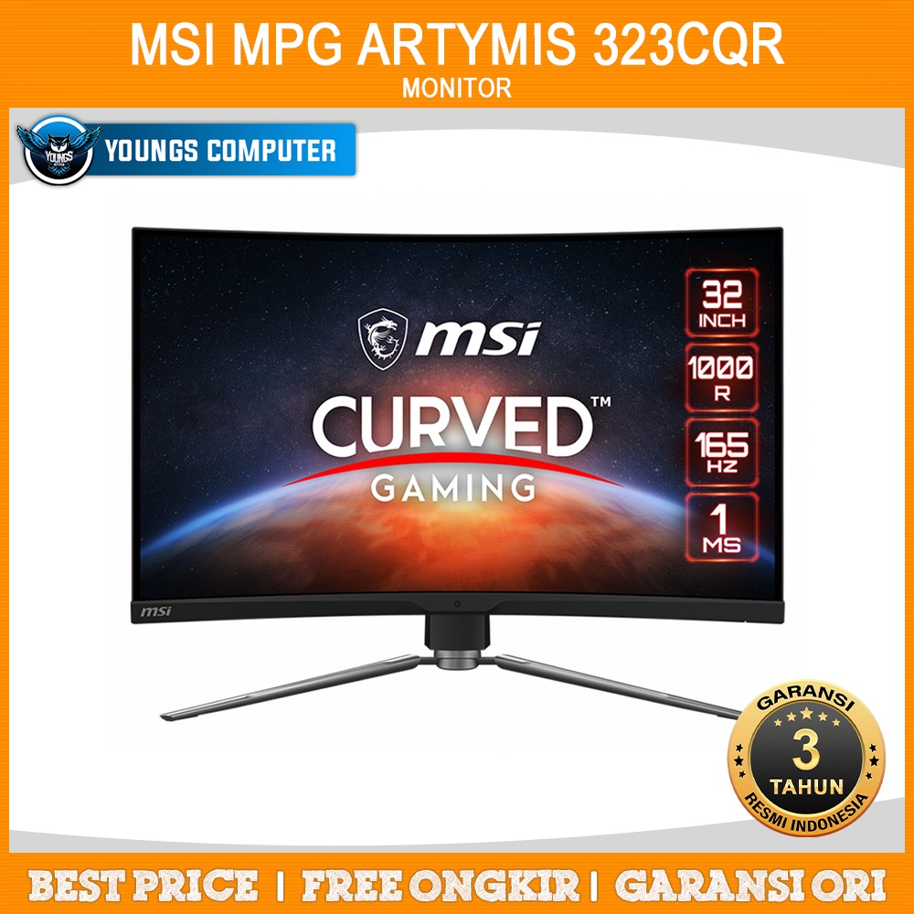 LED MSI MPG ARTYMIS 323CQR 32&quot; Curve 2K 165Hz 1ms | Gaming Monitor