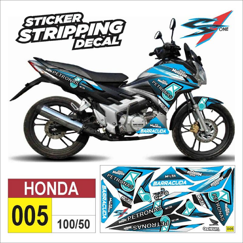 STRIPING STIKER DECAL HONDA CS1 ONE VARIASI STICKER CS1