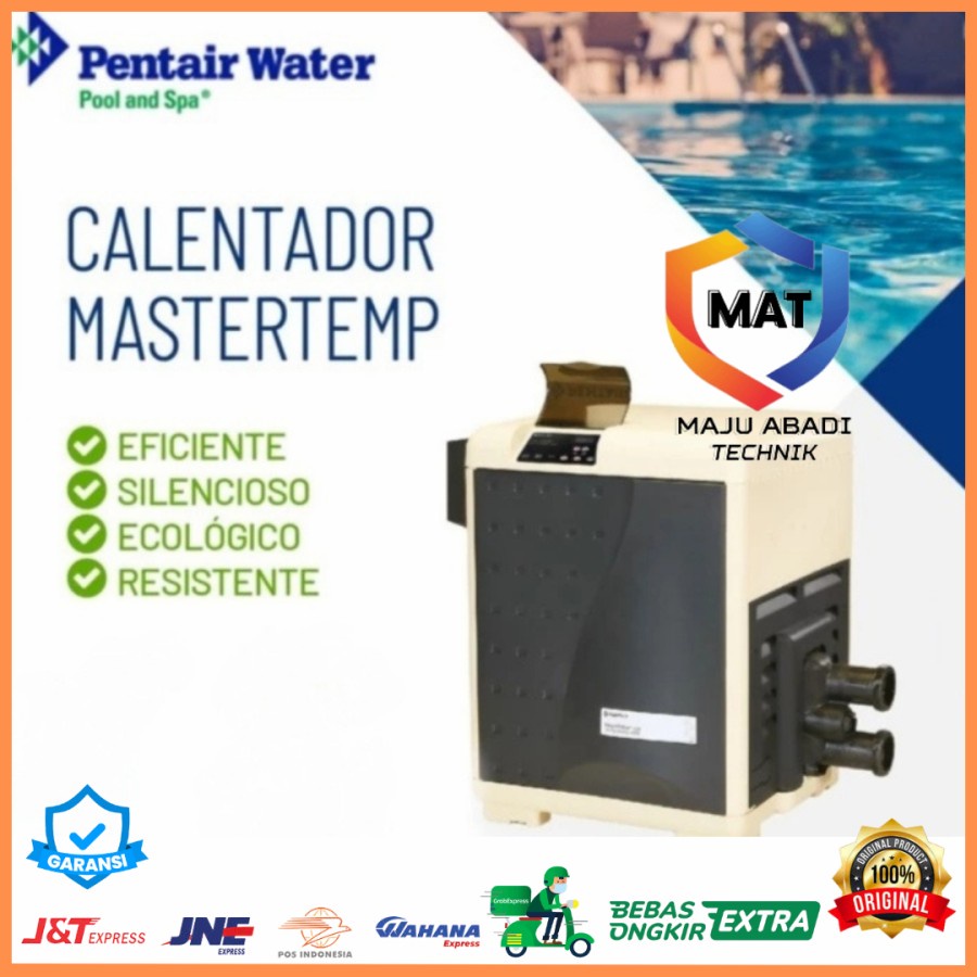 Heater Pentair Mastertemp 400 Water Heater Pemanas Air Kolam Renang