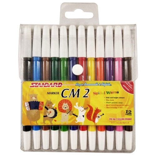

Spidol Warna Standard 12 Warna