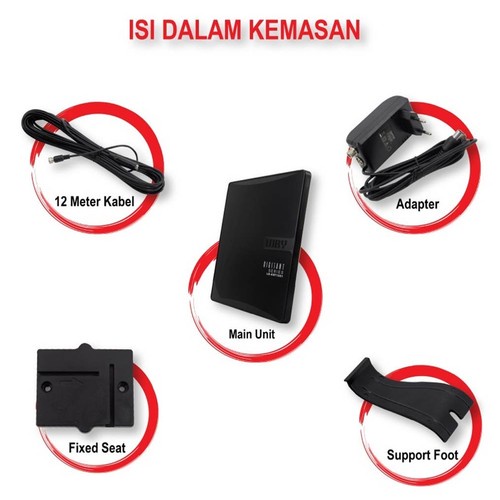 OCU STORE - ANTENA TV DIGITAL INDOOR DAN OUTDOOR LUBY LB-ANT 1001 - TAMPILAN HD