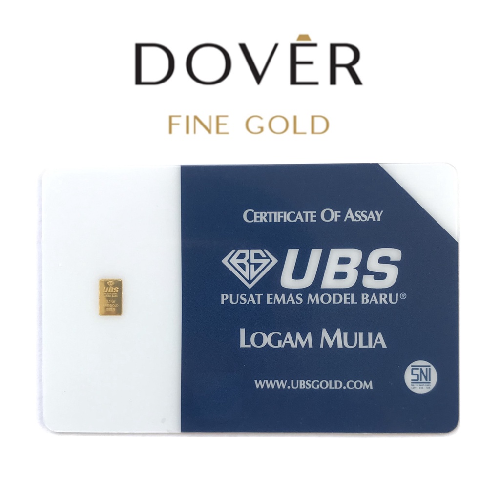 Logam Mulia Emas UBS Disney Mickey Mouse & Friends Gift Series 0.1 gr 0,1 gram LM
