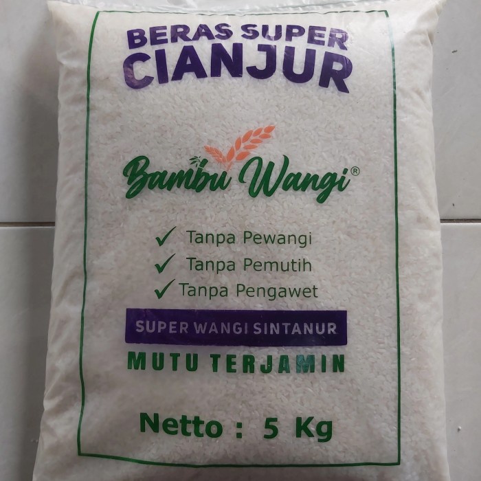 

Beras PanWangi Medium - Merk Bambu Wangi 5 Kg