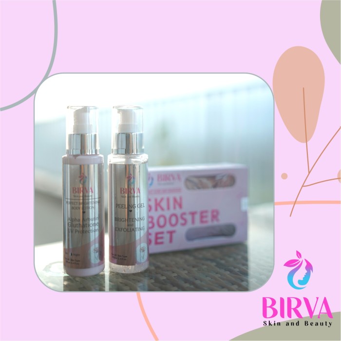 Promo Paket Birva body lotion peeling gel pemutih badan brigtening whitening