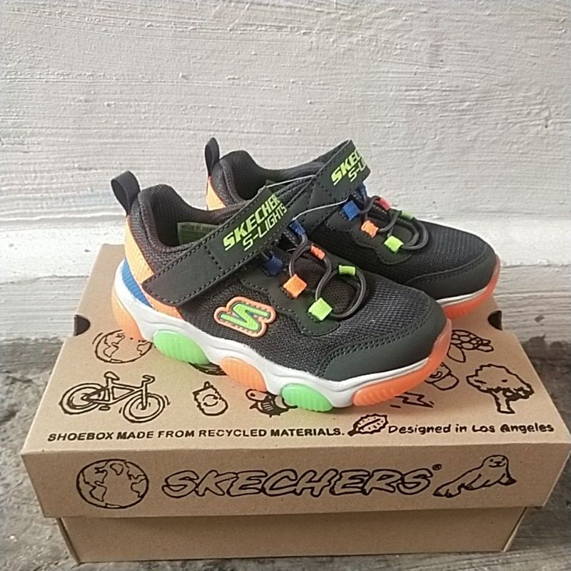 Sepatu Skechers Light LED anak | Fashion anak kecil | Sepatu Anak