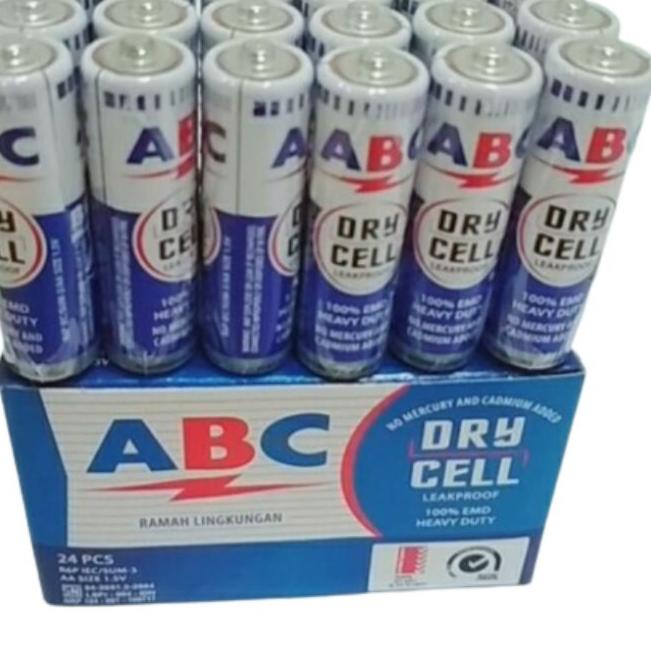 ☼ baterei abc AA biru isi 24 pcs ☑