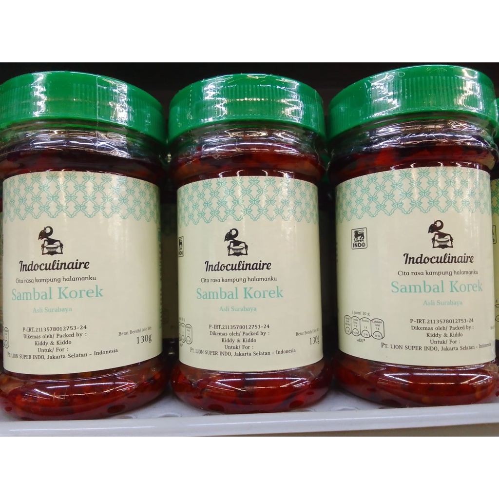 

Indoculinaire Sambal Korek Asli Surabaya 130 Gram